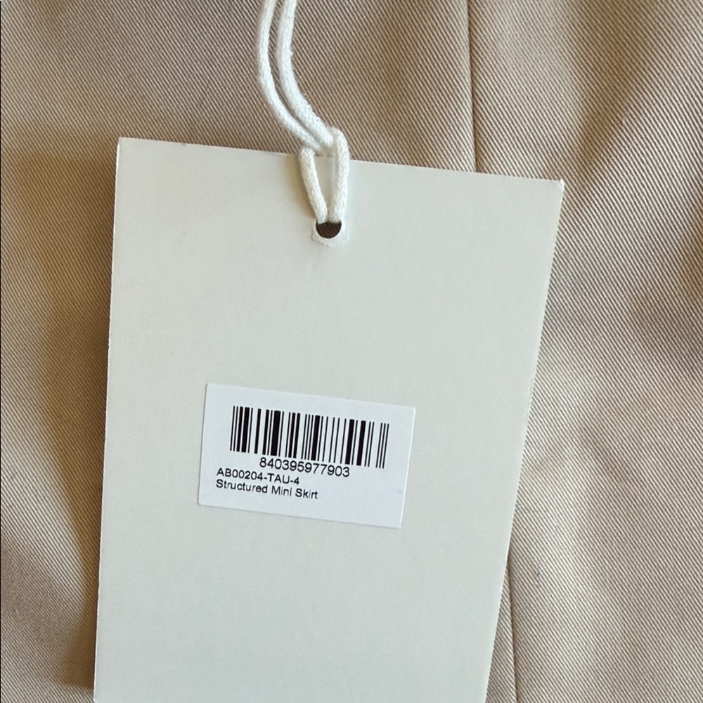 NWT KHY Cream Mini Skirt - Picture 6 of 10